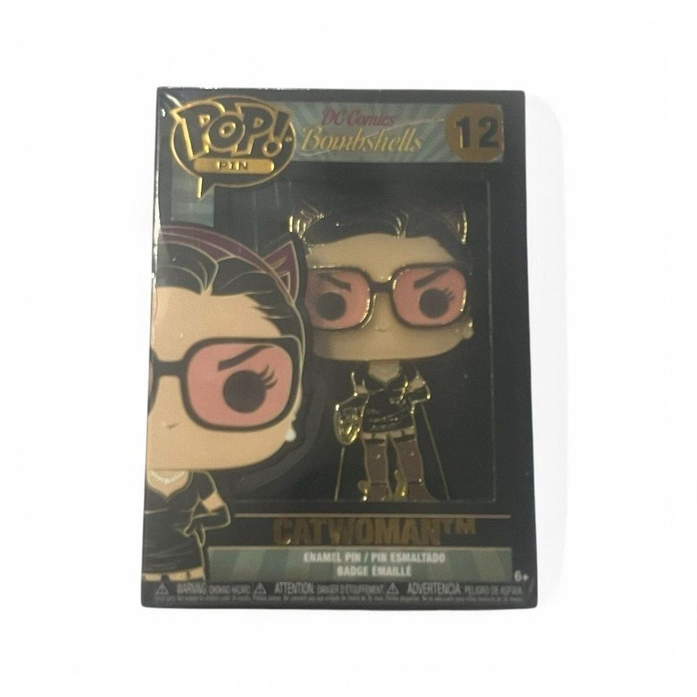 New Funko Pop! Pin DC Comics Catwoman #12 Enamel Pin